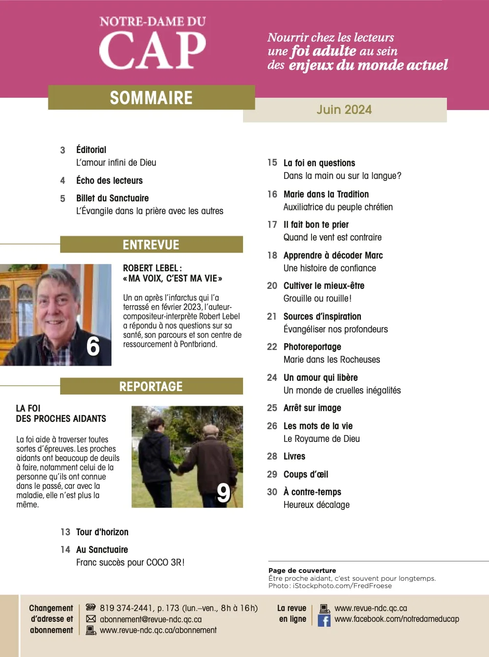Sommaire de La Revue NDC de Juin 2024