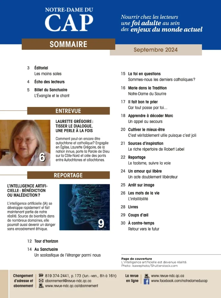 Sommaire de La Revue NDC Septembre 2024